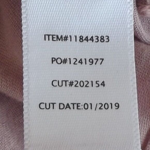 TORRID Dress, 3/3X, Pink Rayon, Black Chevrons, Button front, Asymmetrical hem - Picture 15 of 16